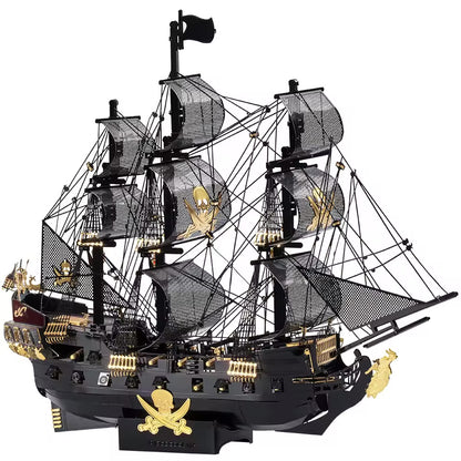 Piececool 3D Black Pearl Metal Ship
