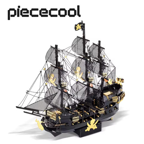 Piececool 3D Black Pearl Metal Ship