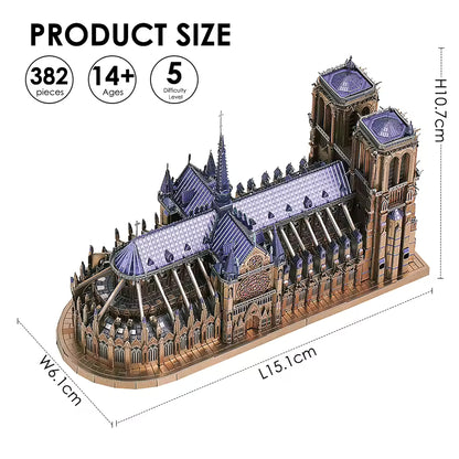 Piececool Notre Dame Cathedral Paris Puzzle