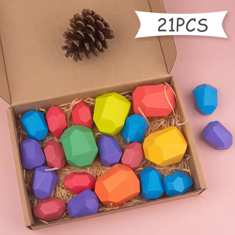 Piececool Sensory Skill-Building Wood Blocks