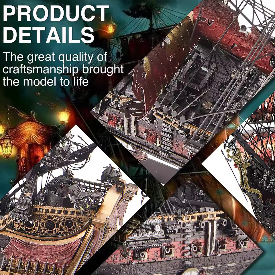 The Queen Anne's Revenge Pirate Ship Metal