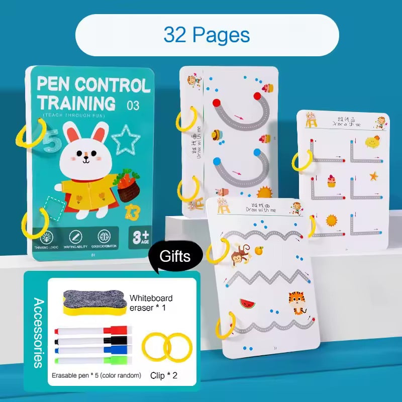 Piececool Reusable Tracing Workbook