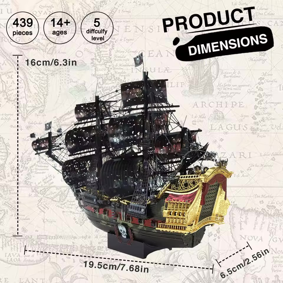 The Queen Anne's Revenge Jigsaw Pirate Ship