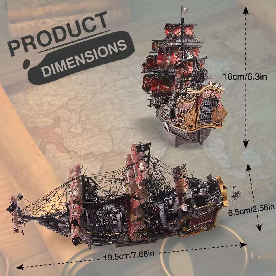 The Queen Anne's Revenge Pirate Ship Metal