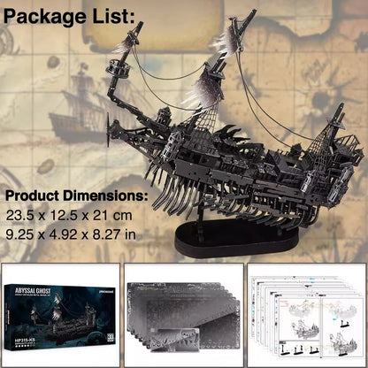 PieceCool 3D Abyssal Ghost Pirate Ship Puzzle