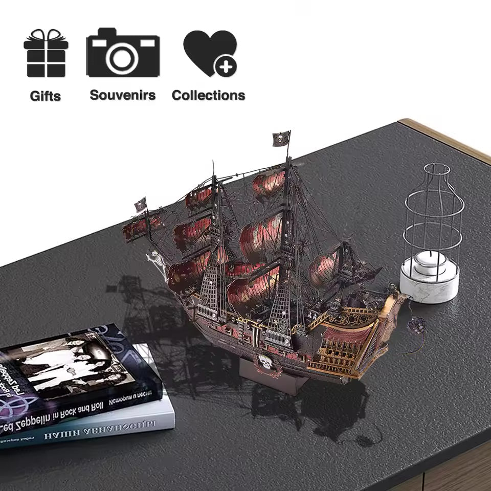 The Queen Anne's Revenge Pirate Ship Metal