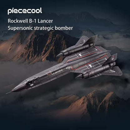 PieceCool 3D Blackbird Recon Aircraft Metal Puzzle