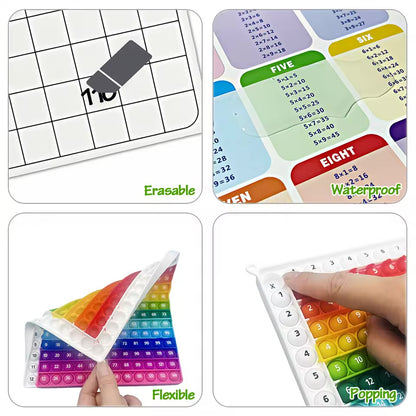 PieceCool Multiplication Table Board
