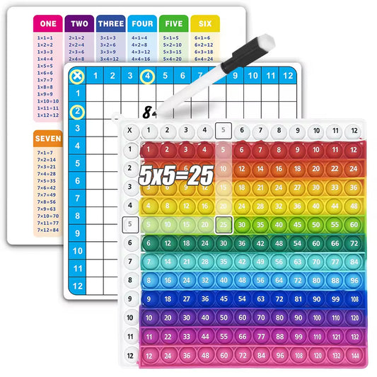 PieceCool Multiplication Table Board