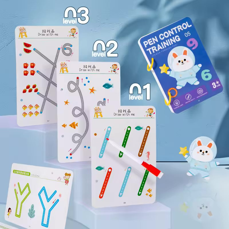 Piececool Reusable Tracing Workbook