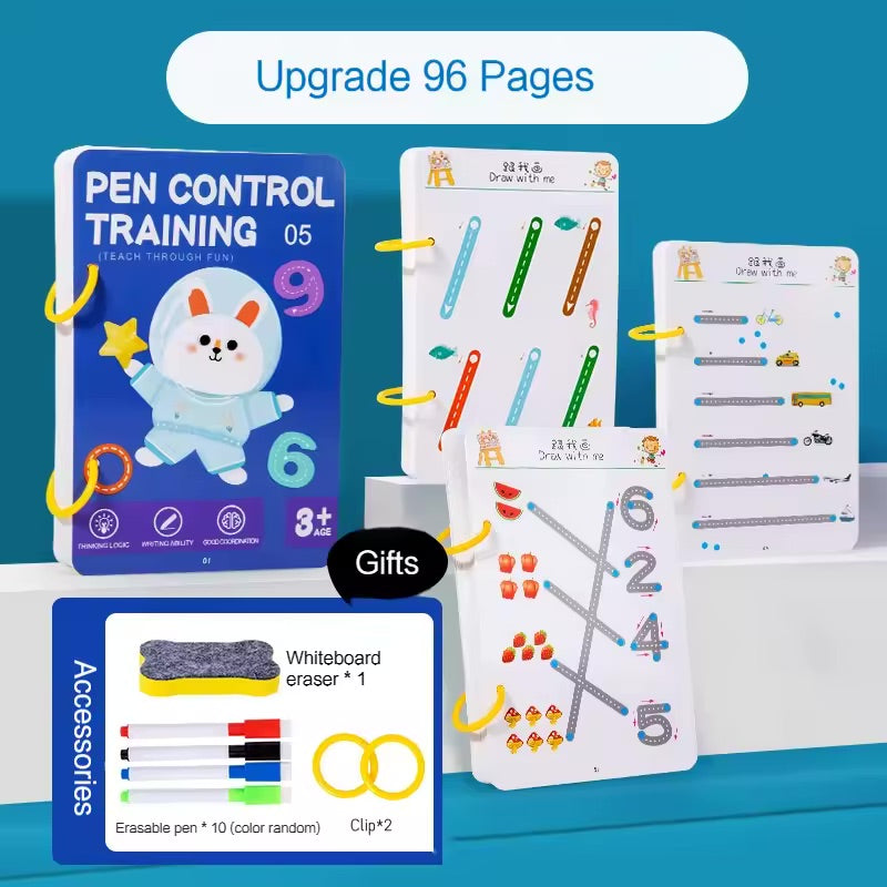 Piececool Reusable Tracing Workbook