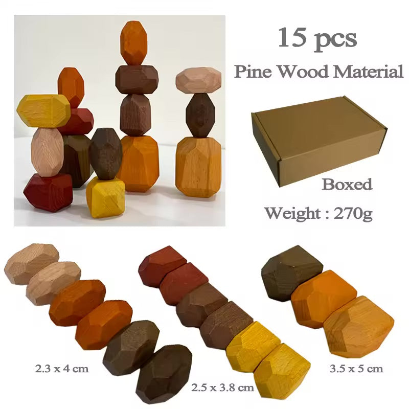 Piececool Sensory Skill-Building Wood Blocks